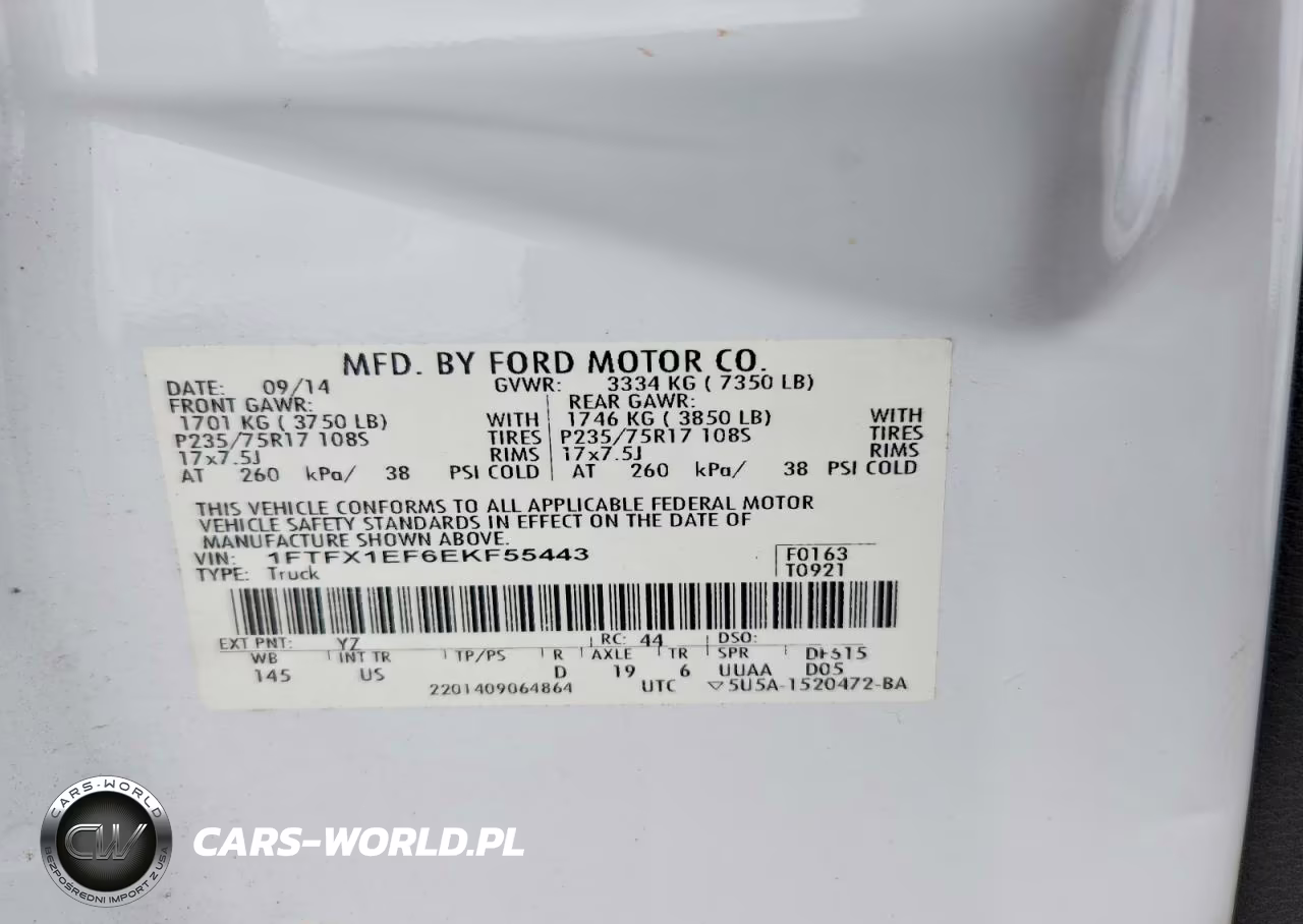 2014 Ford F150 Super Cab VIN:1FTFX1EF6EKF55443 - 12