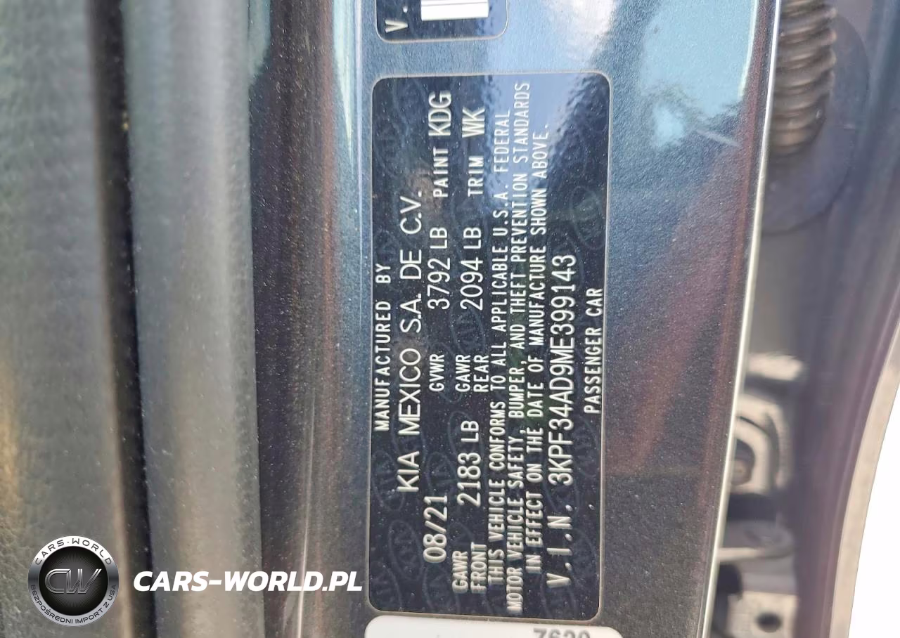 2021 Kia Forte Gt Line VIN:3KPF34AD9ME399143 - 13