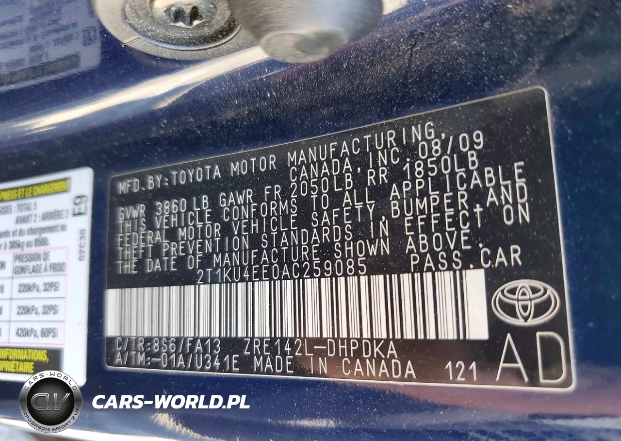 2010 Toyota Matrix Base VIN:2T1KU4EE0AC259085 - 12