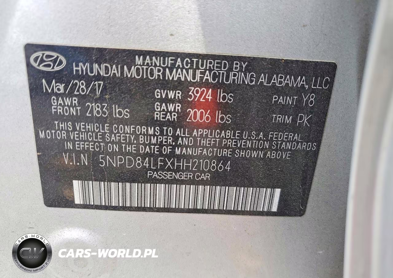 2017 Hyundai Elantra Se VIN:5NPD84LFXHH210864 - 12