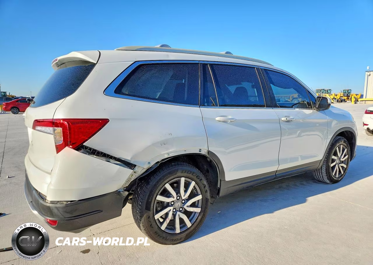 2021 Honda Pilot Exl VIN:5FNYF5H57MB022339 - 3