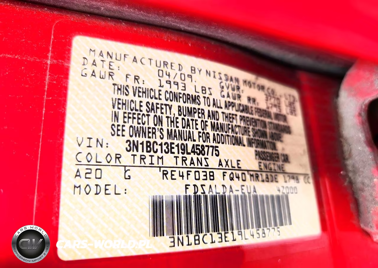 2009 Nissan Versa 1.8 S VIN:3N1BC13E19L458775 - 12