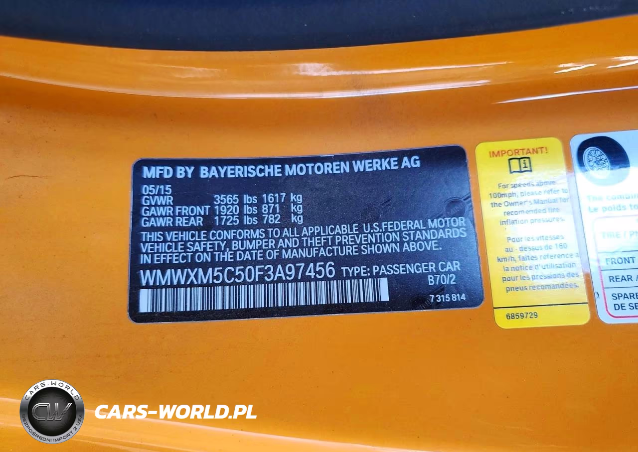2015 Mini Cooper VIN:WMWXM5C50F3A97456 - 13