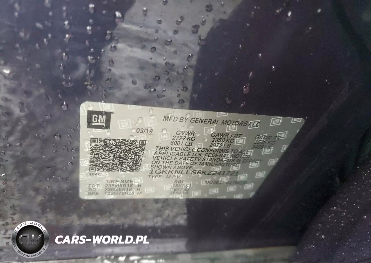 2019 GMC Acadia Sle VIN:1GKKNLLS6KZ241721 - 13