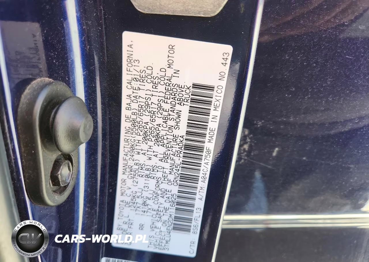 2013 Toyota Tacoma V6 VIN:3TMLU4EN2DM116025 - 12