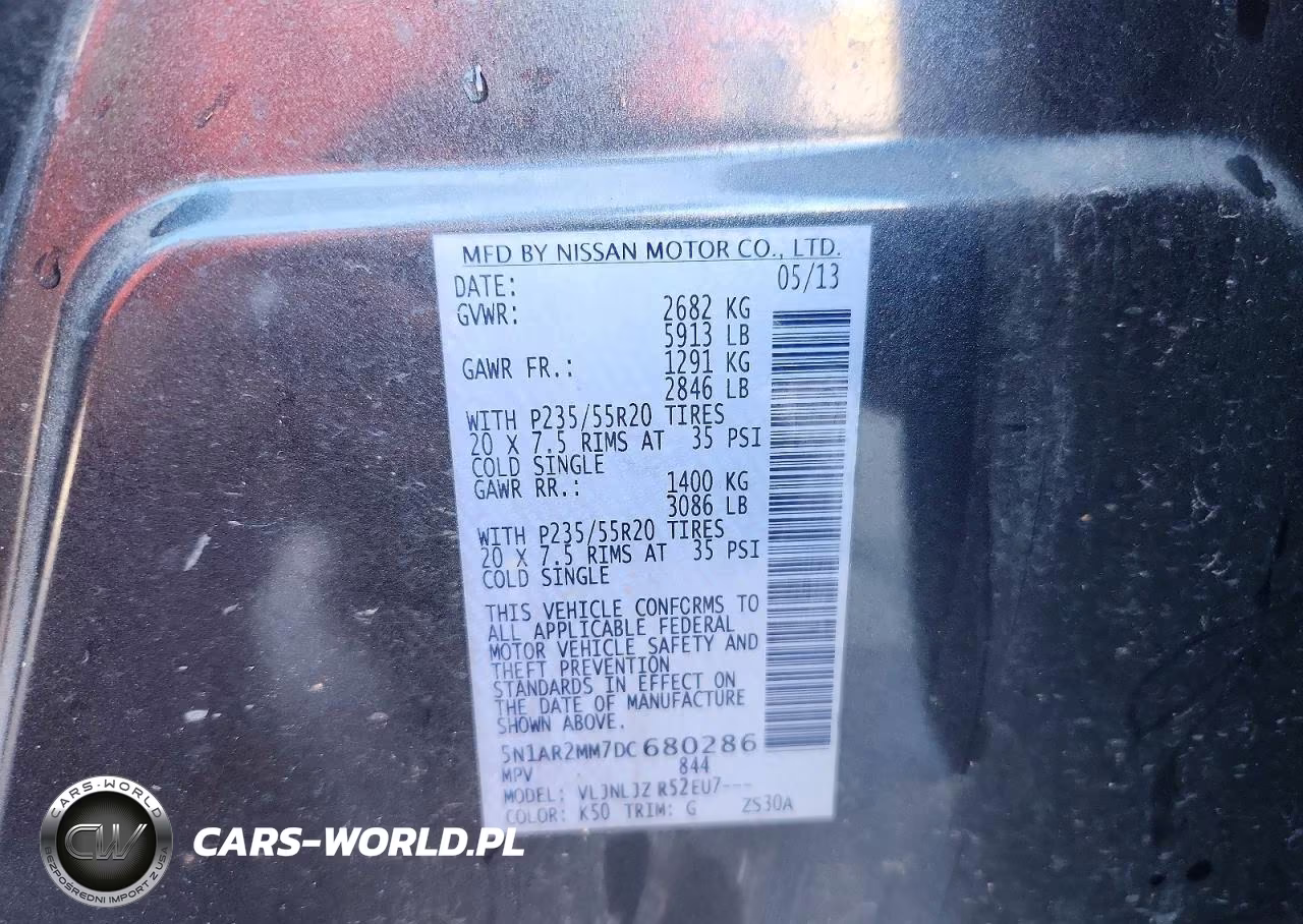 2013 Nissan Pathfinder S VIN:5N1AR2MM7DC680286 - 12