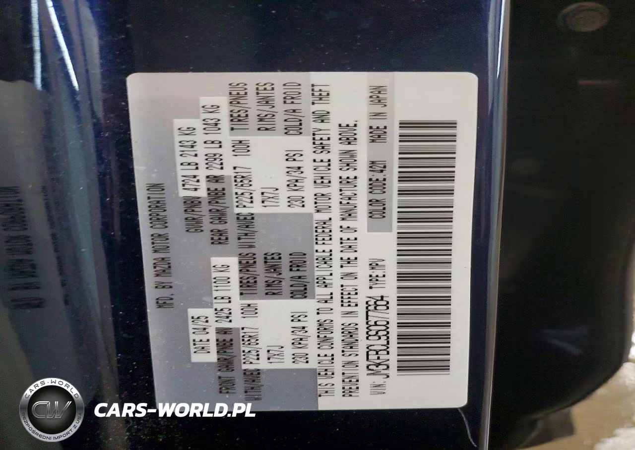 2025 Mazda Cx-5 Preferred VIN:JM3KFBCL9S0677664 - 14