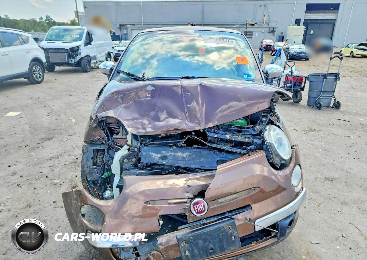 2013 Fiat 500 Lounge VIN:3C3CFFER9DT707827 - 5