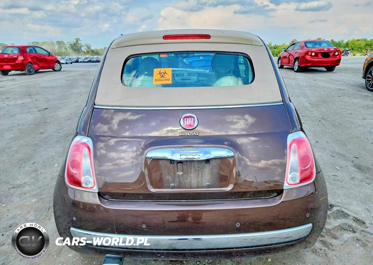 2013 Fiat 500 Lounge VIN:3C3CFFER9DT707827 - 6