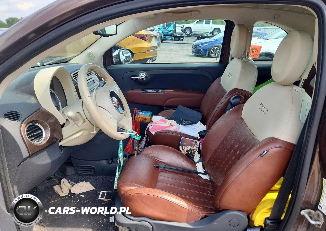 2013 Fiat 500 Lounge VIN:3C3CFFER9DT707827 - 7