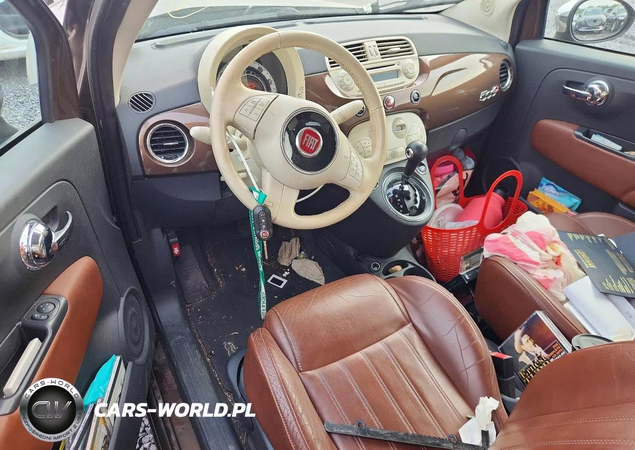 2013 Fiat 500 Lounge VIN:3C3CFFER9DT707827 - 8