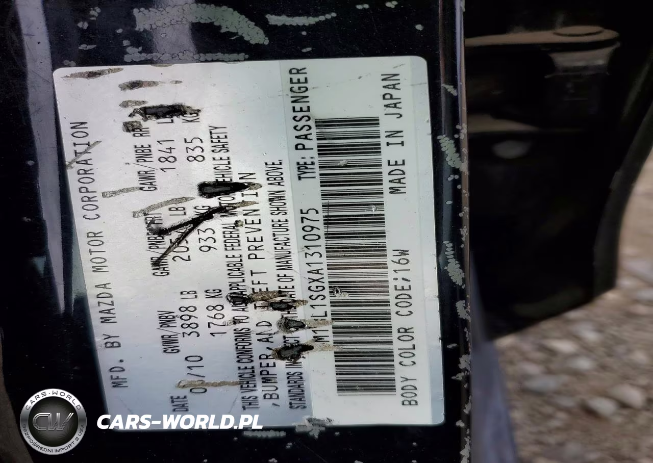 2010 Mazda 3 I VIN:JM1BL1SGXA1310975 - 12