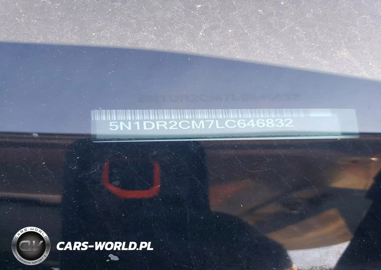 2020 Nissan Pathfinder Sl VIN:5N1DR2CM7LC646832 - 12
