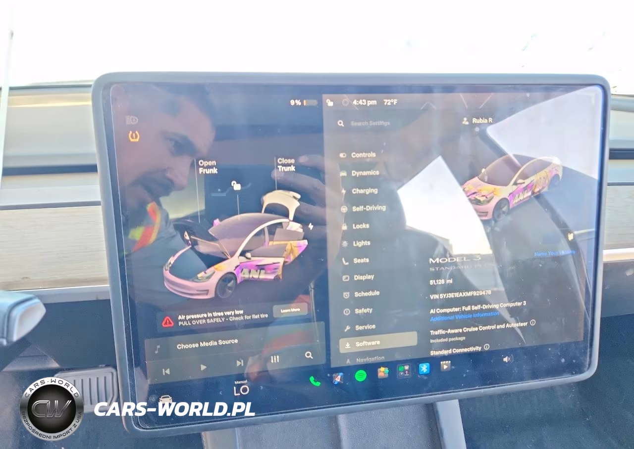 2021 Tesla Model 3 VIN:5YJ3E1EAXMF929478 - 9