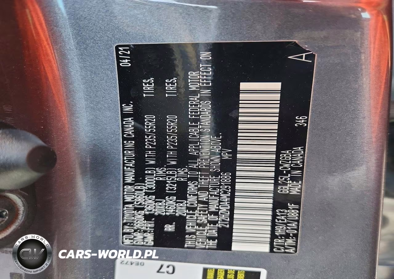 2021 LEXUS RX 350 VIN:2T2HZMDA4MC291886 - 13