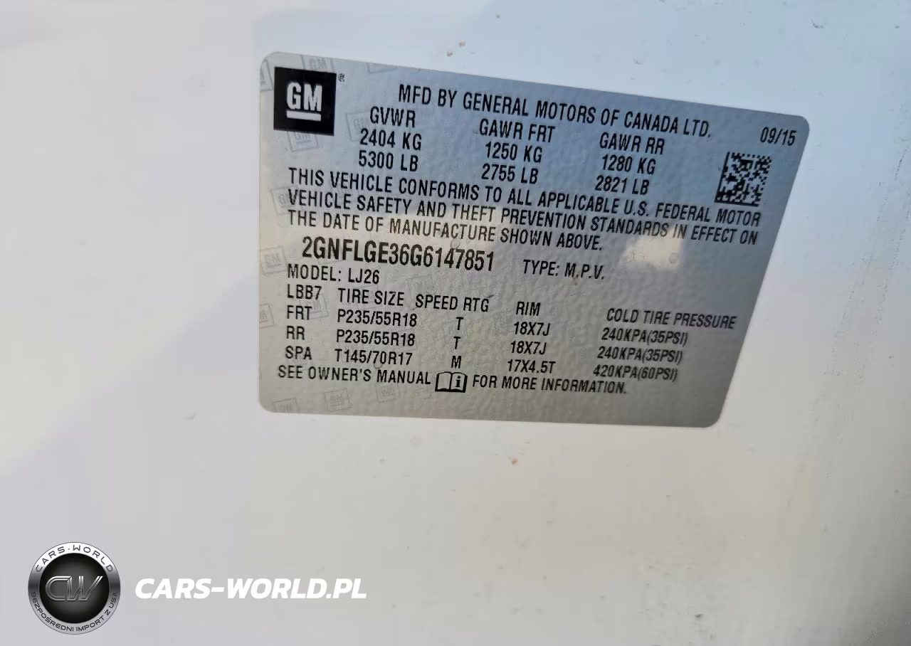 2016 Chevrolet Equinox Ltz VIN:2GNFLGE36G6147851 - 13
