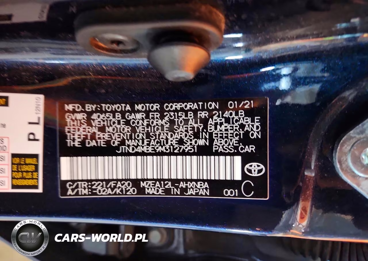 2021 Toyota Corolla Hatchback Se VIN:JTND4MBE9M3127951 - 12
