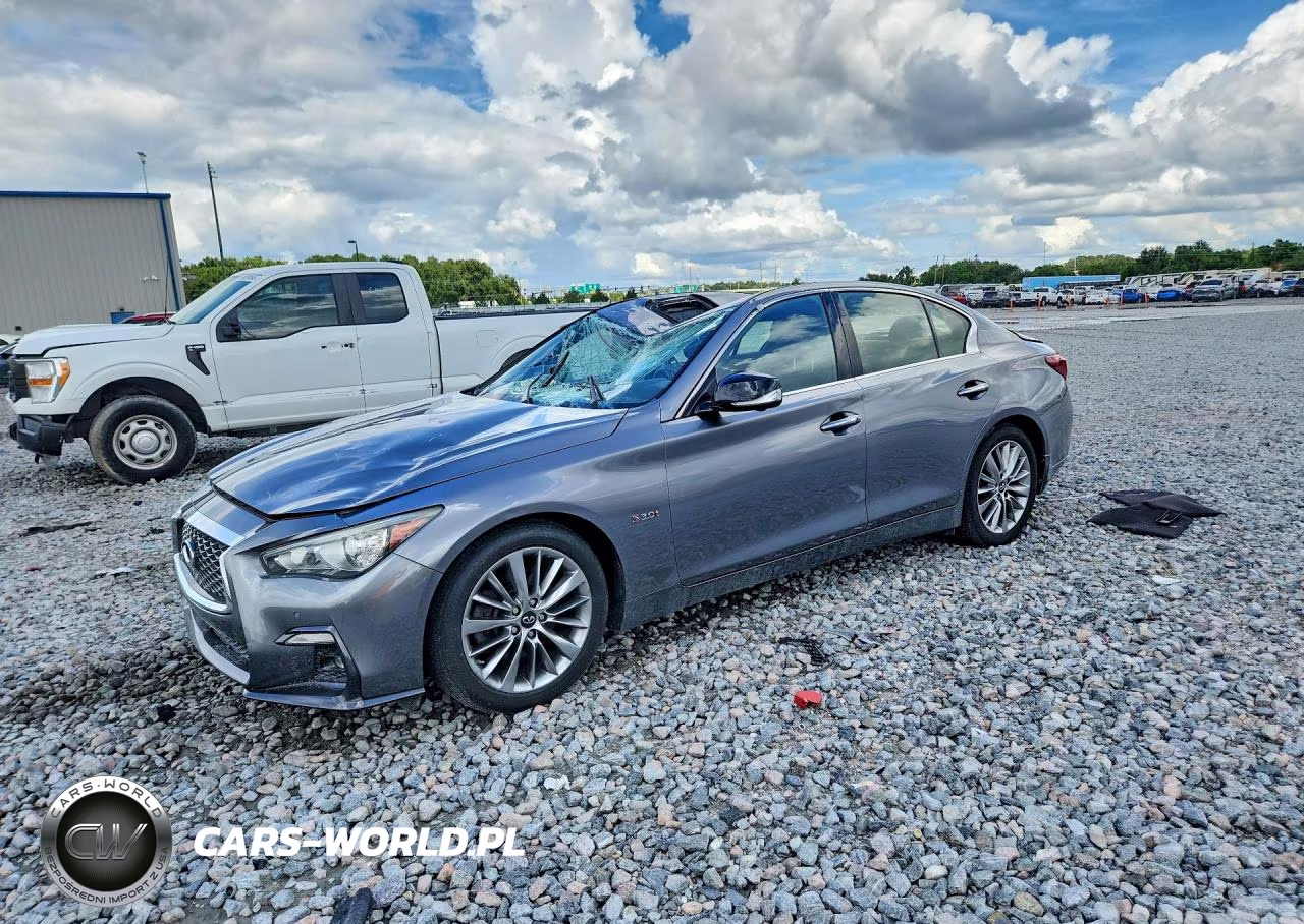 2020 Infiniti Q50 Red Sport 400 VIN:JN1FV7AP3LM630157 - 1