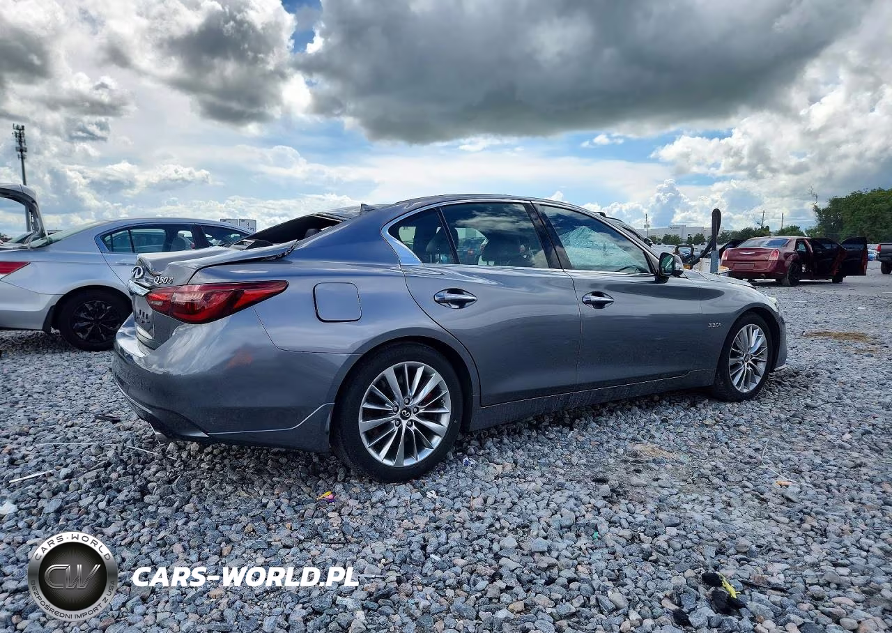 2020 Infiniti Q50 Red Sport 400 VIN:JN1FV7AP3LM630157 - 3