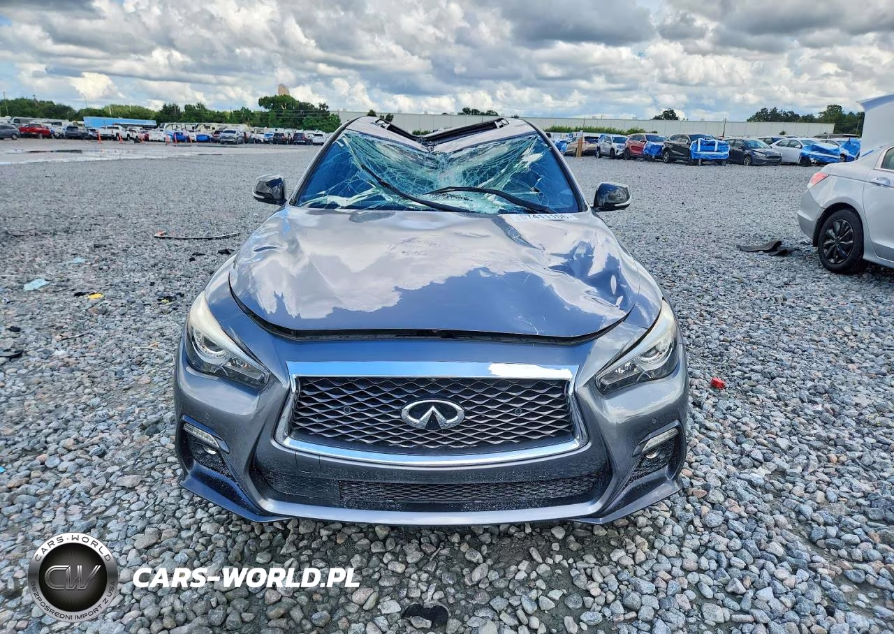 2020 Infiniti Q50 Red Sport 400 VIN:JN1FV7AP3LM630157 - 5