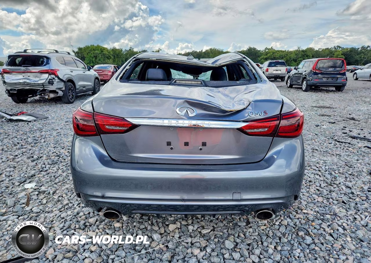 2020 Infiniti Q50 Red Sport 400 VIN:JN1FV7AP3LM630157 - 6