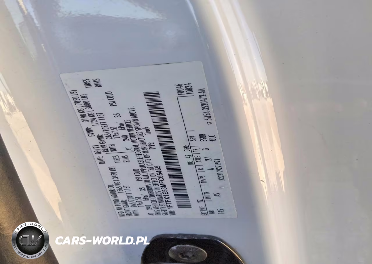 2021 Ford F150 Super Cab VIN:1FTFX1E53MFC65465 - 12