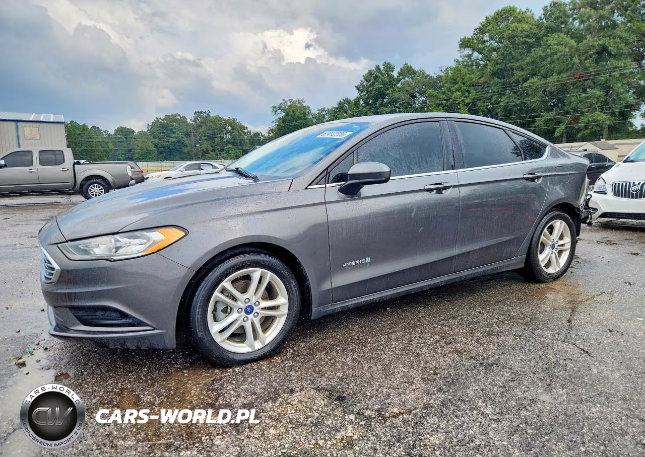 2018 Ford Fusion Se Hybrid VIN:3FA6P0LU7JR210381 - 1
