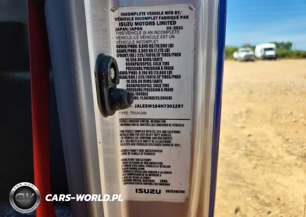 2022 Isuzu Nrr VIN:JALE5W164N7301297 - 12