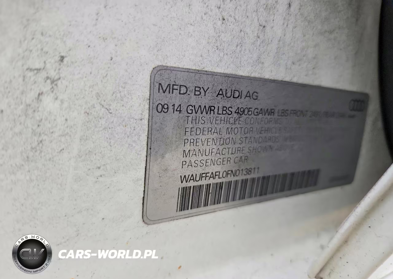 2015 Audi A4 Premium Plus VIN:WAUFFAFL0FN013811 - 12