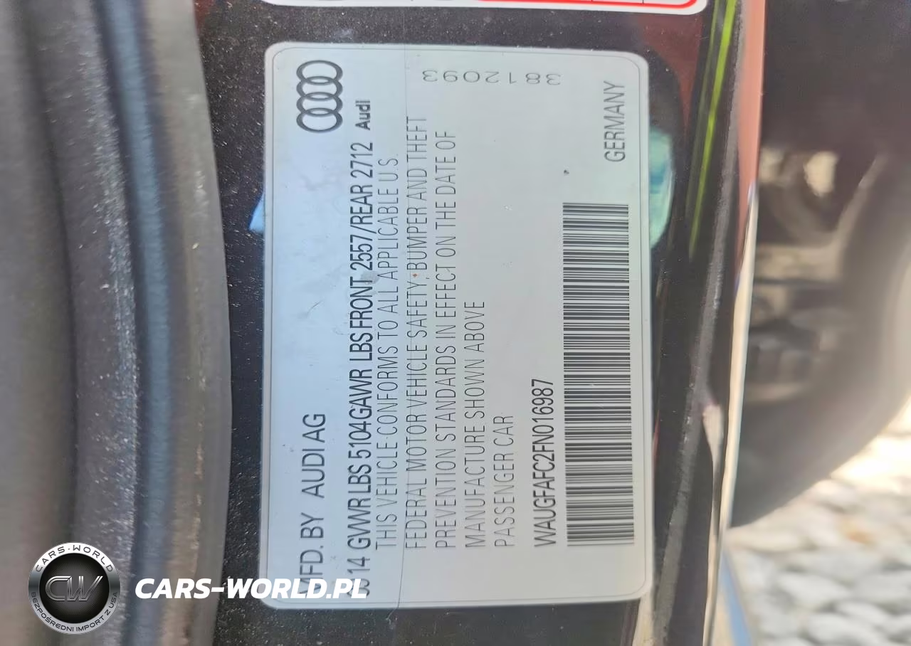 2015 Audi A6 Premium Plus VIN:WAUGFAFC2FN016987 - 12