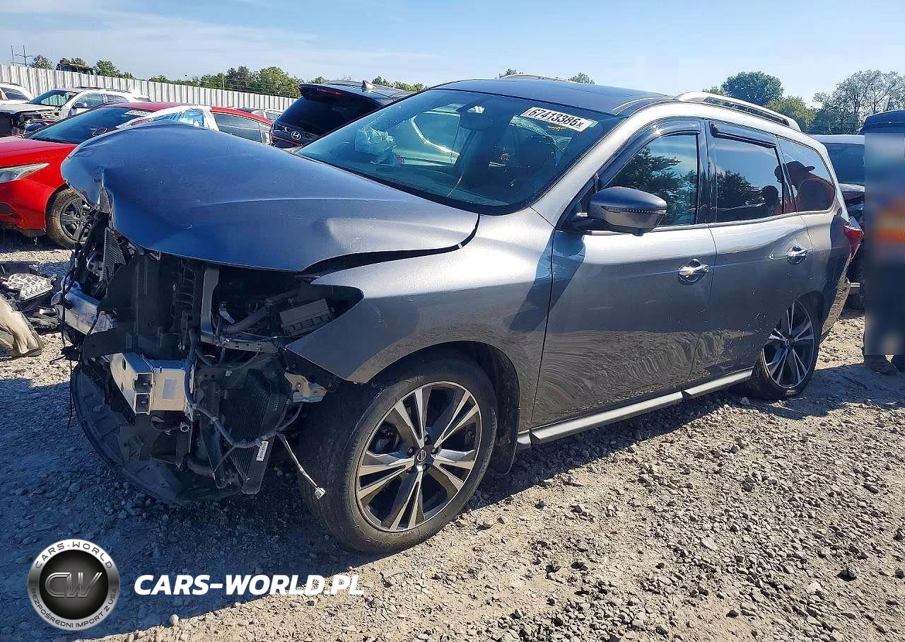 2019 Nissan Pathfinder Sl VIN:5N1DR2MM7KC590632 - 1