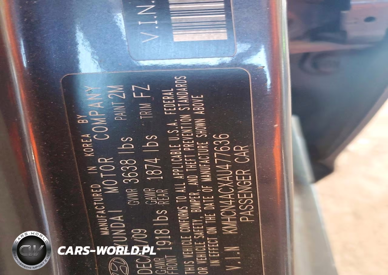 2010 Hyundai Accent Gls VIN:KMHCN4ACXAU477636 - 12