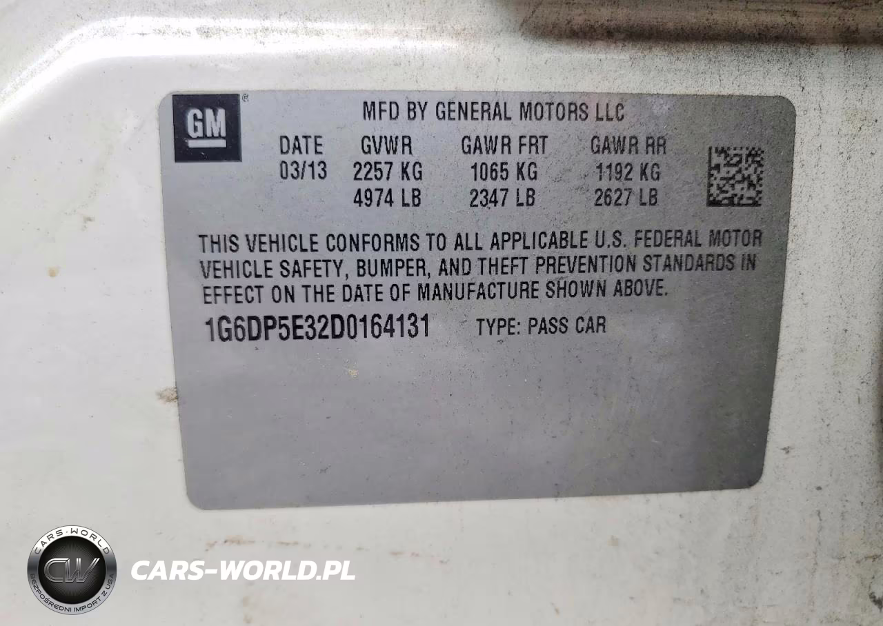 2013 Cadillac Cts Premium Collection VIN:1G6DP5E32D0164131 - 12