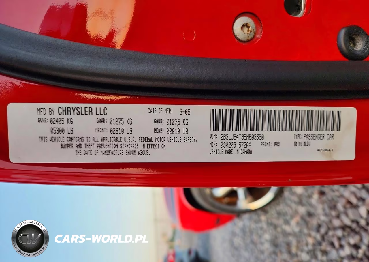 2009 Dodge Challenger R-T VIN:2B3LJ54T99H603650 - 13