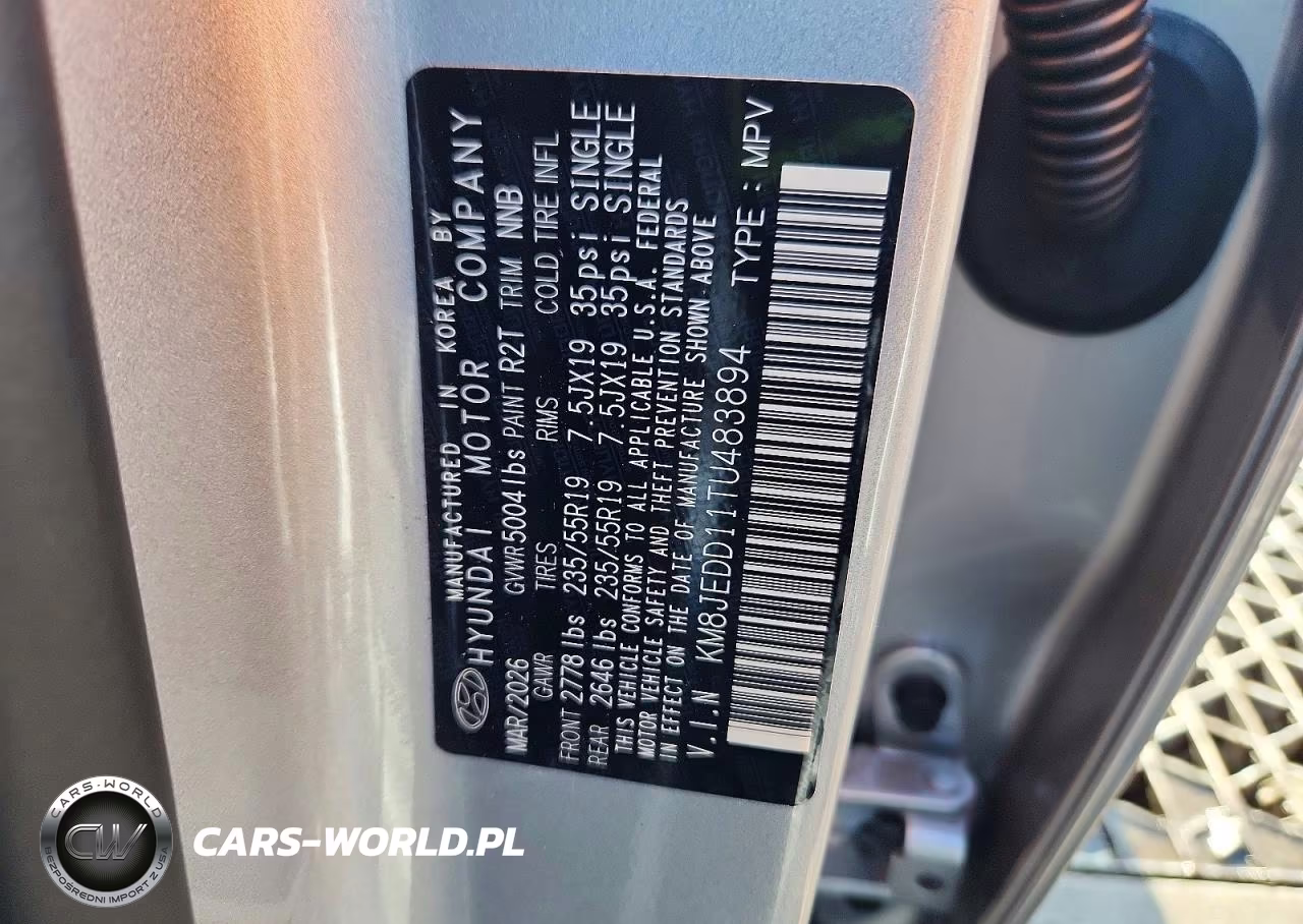 2026 Hyundai Tucson Hybrid Limited VIN:KM8JEDD11TU483894 - 13