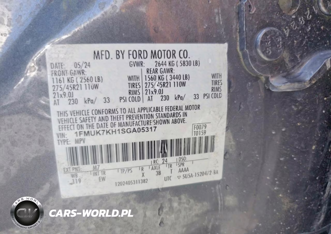 2025 Ford Explorer St-Line VIN:1FMUK7KH1SGA05317 - 13