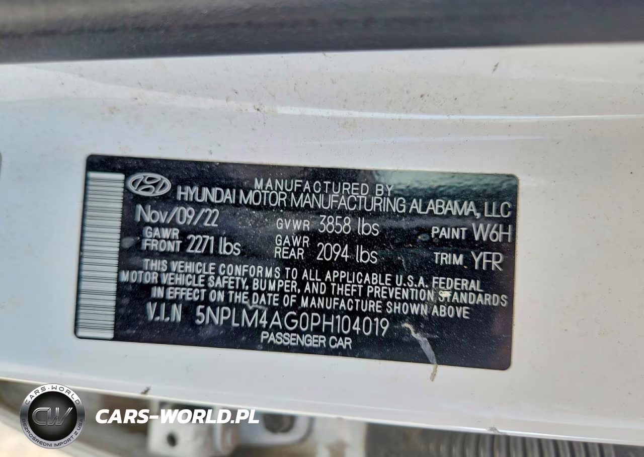 2023 Hyundai Elantra Sel VIN:5NPLM4AG0PH104019 - 12