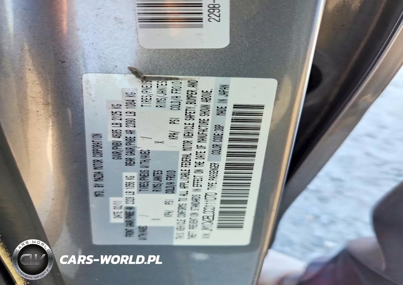 2012 Mazda 5 VIN:JM1CW2BL0C0111070 - 12