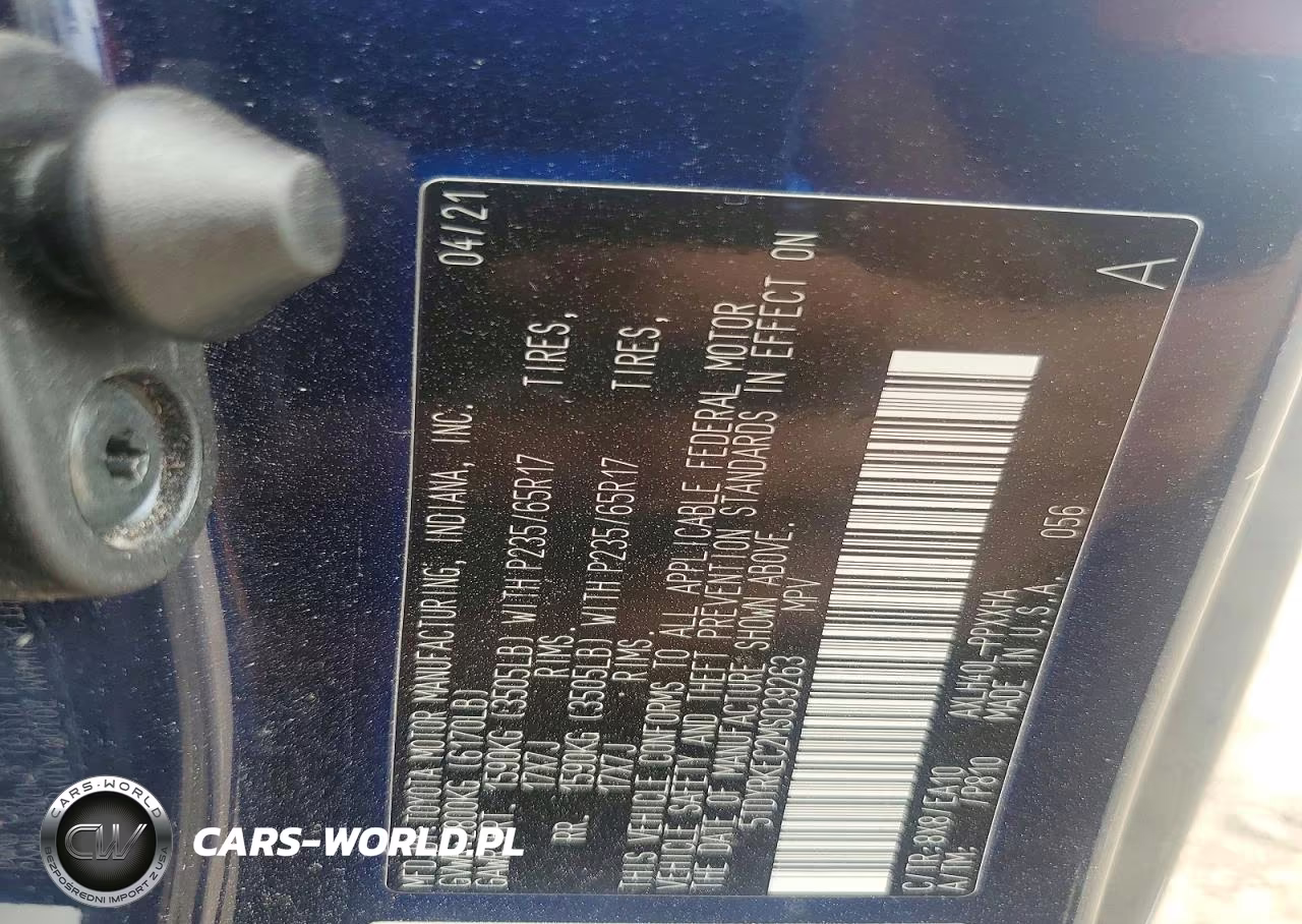 2021 Toyota Sienna Xle VIN:5TDYRKEC2MS039263 - 10