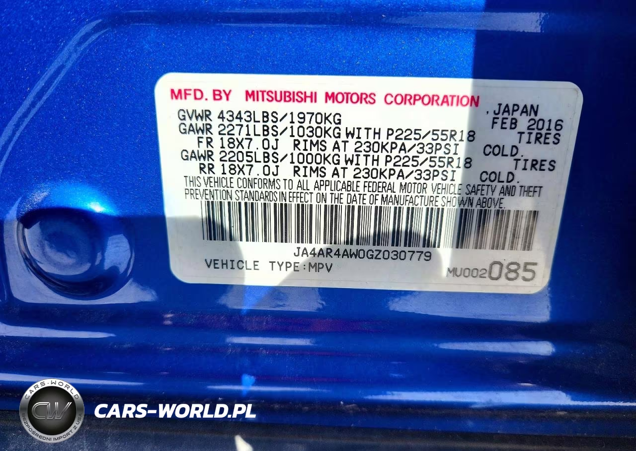 2016 Mitsubishi Outlander Sport Sel VIN:JA4AR4AW0GZ030779 - 13