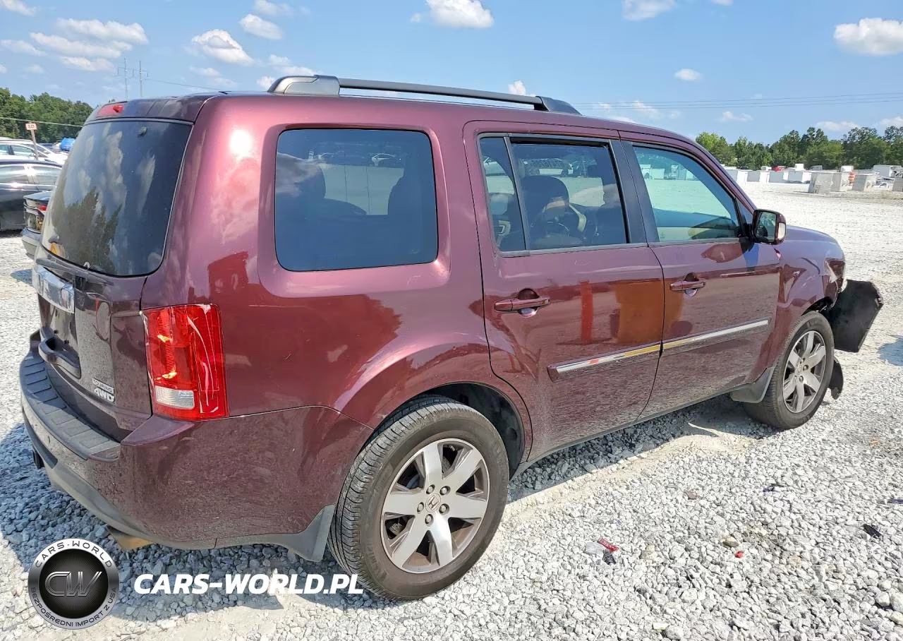 2014 Honda Pilot Touring VIN:5FNYF4H93EB046300 - 3