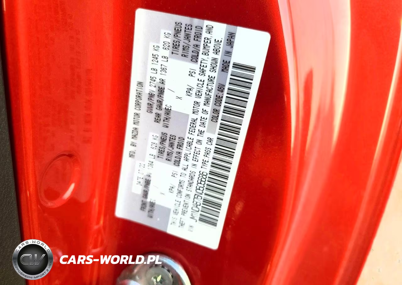 2022 Mazda Mx-5 Miata Sport VIN:JM1NDAB76N0505686 - 12