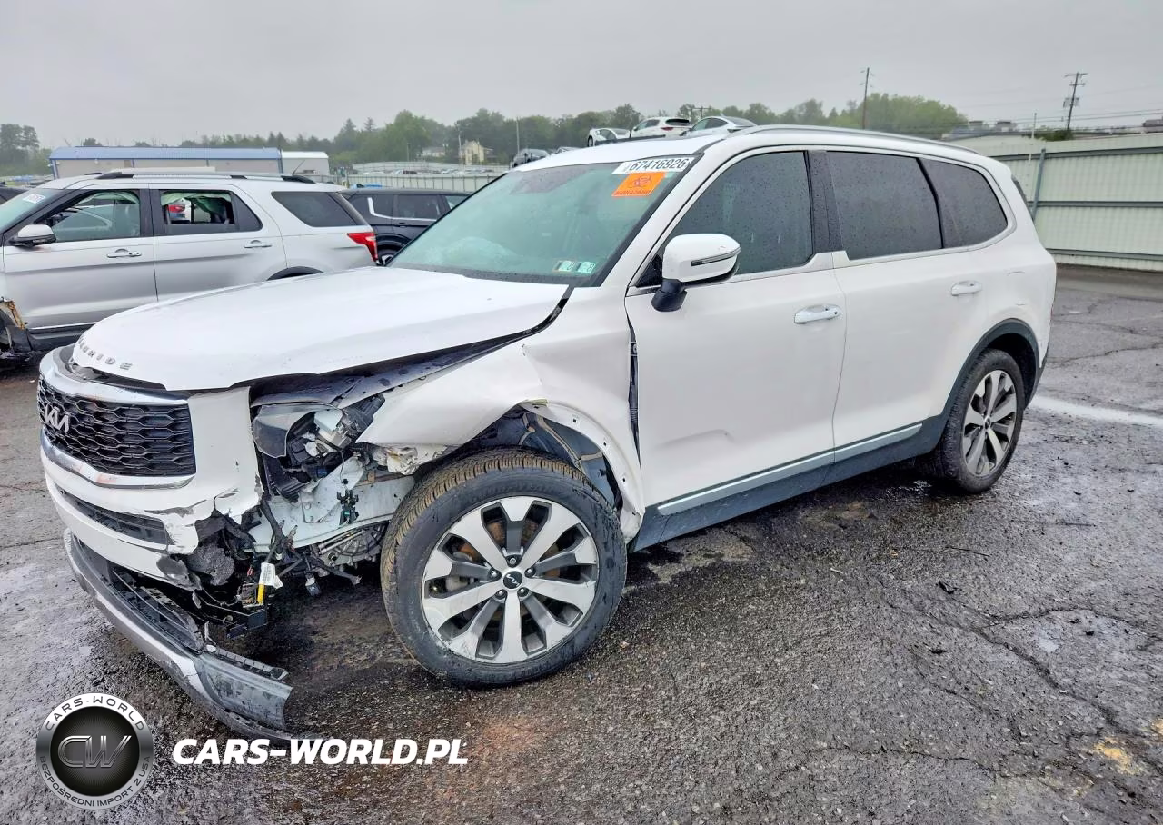 2022 Kia Telluride S VIN:5XYP64HC0NG284217 - 1