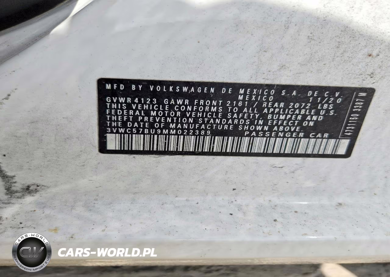 2021 Volkswagen Jetta S VIN:3VWC57BU9MM022389 - 12
