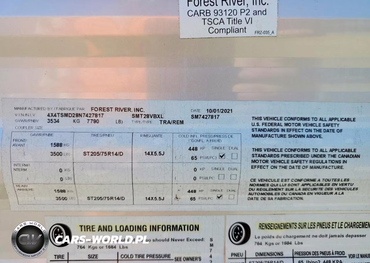 2022 Forest River Salem Cruise Lite Camper VIN:4X4TSMD28N7427817 - 10