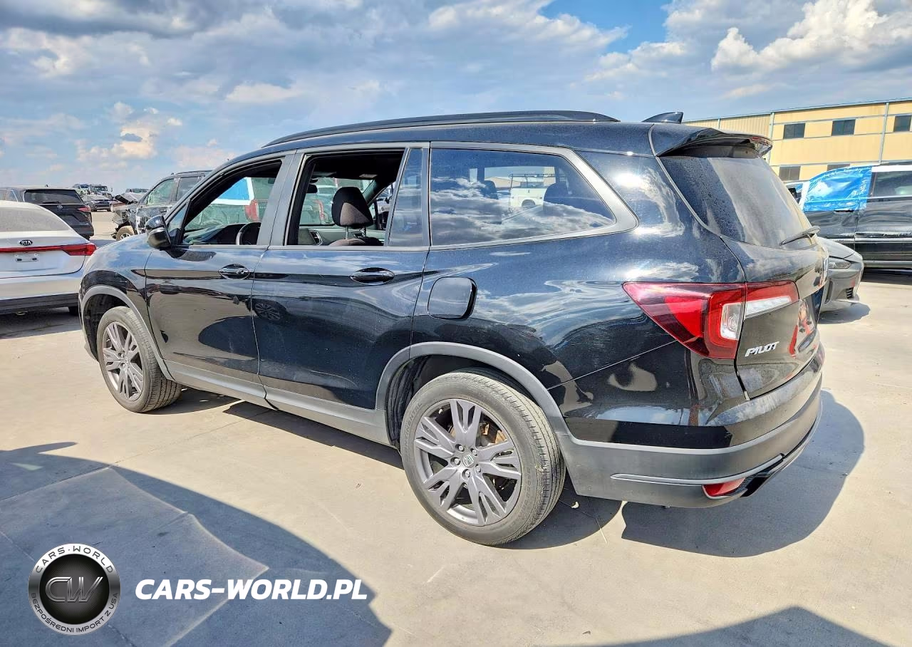 2022 Honda Pilot Sport VIN:5FNYF5H33NB038229 - 2