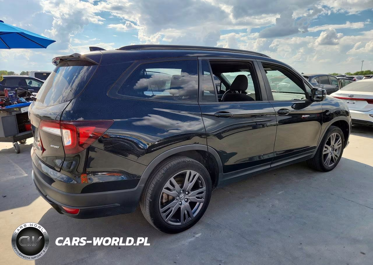 2022 Honda Pilot Sport VIN:5FNYF5H33NB038229 - 3