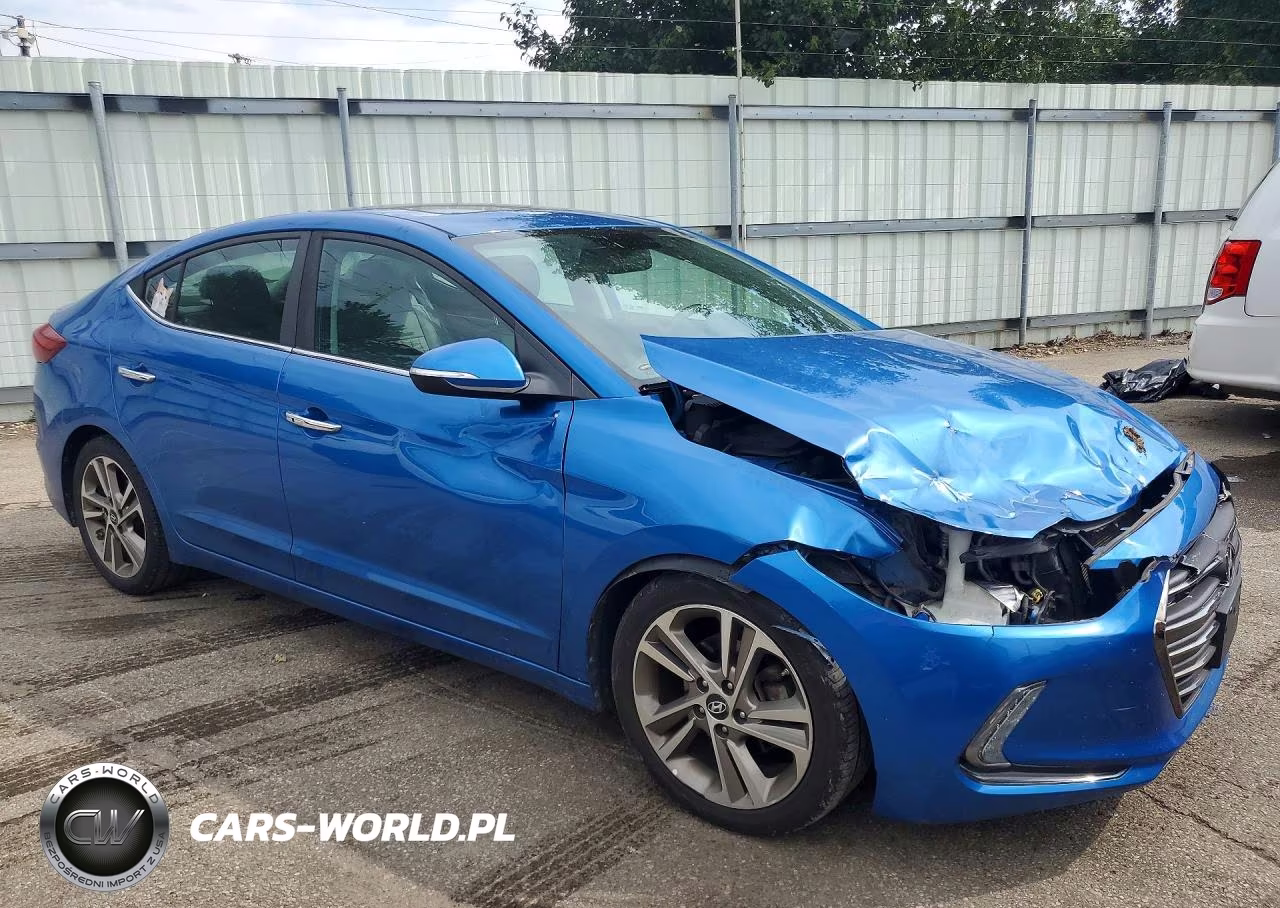 2017 Hyundai Elantra Limited VIN:5NPD84LF1HH041558 - 4