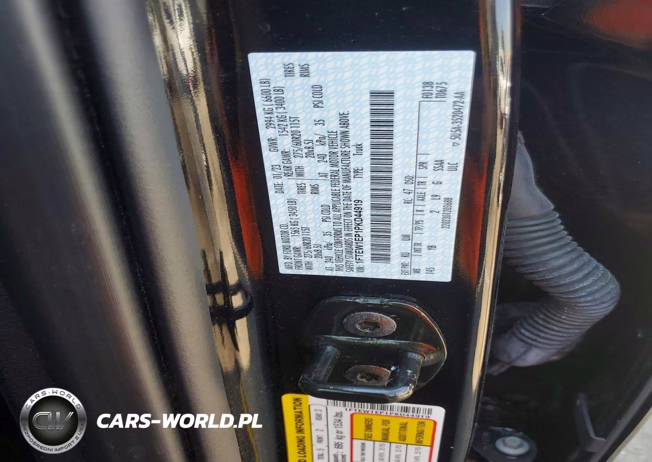 2023 Ford F150 Supercrew VIN:1FTEW1EP1PKD44919 - 12