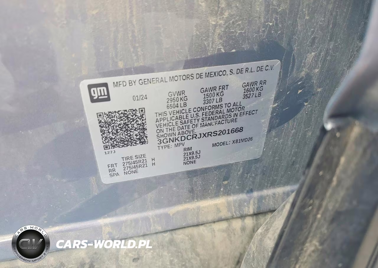 2024 Chevrolet Blazer Rs VIN:3GNKDCRJXRS201668 - 13